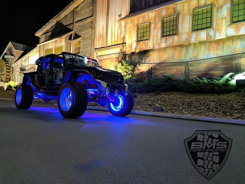 ORACLE Lighting Oracle LED Illuminated Wheel Rings - Double LED - Blue