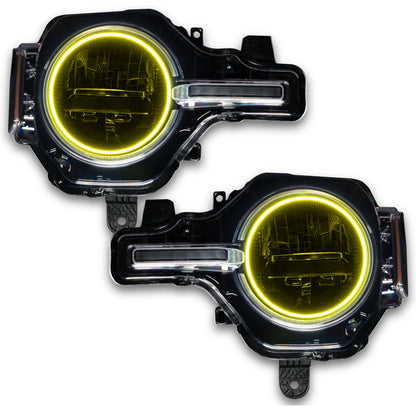 ORACLE Lighting Oracle 2021 Ford Bronco Base Headlight LED Halo Kit - ColorSHIFT - w/ 2.0 Controller