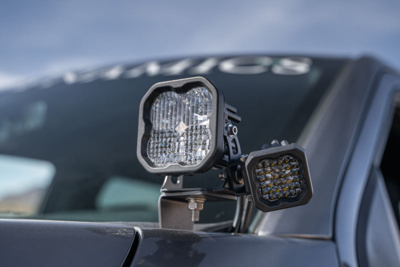 Diode Dynamics 21-22 Ford F-150 SSC2 Stage Series Backlit Ditch Light Kit - Sport Yellow Combo