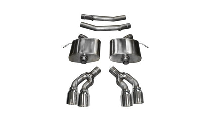 CORSA Performance Corsa 2016-2019 Cadillac CTS V Sedan 6.2L V8 2.75in Polished Sport Axle-Back Exhaust