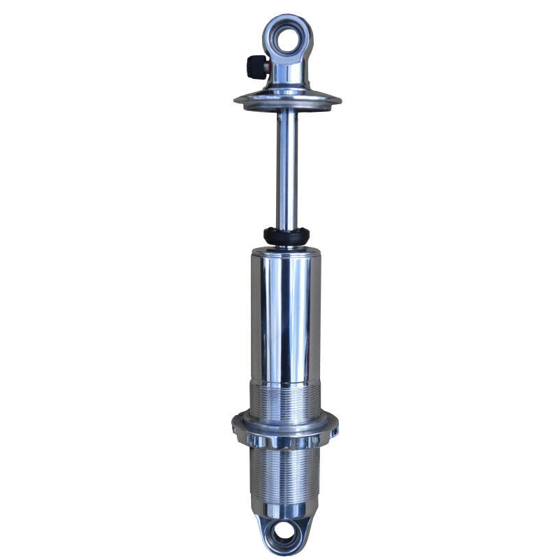 Ridetech Polished HQ Coilover Shock Single Adjustable 6.3in Stroke / 2in Stud Mount - Single