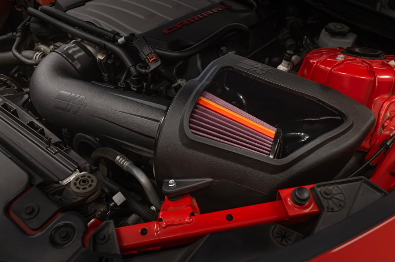 K&N Engineering K&N 16-24 Chevy Camaro SS V8-6.2L F Performance Air Intake System