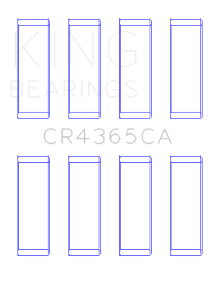 King Engine Bearings Ford ZETec S/Ecoboost1.6 (Size +1.0mm) Connecting Rod Bearing Set