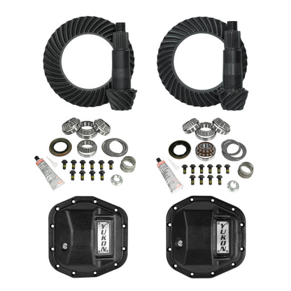 Yukon Gear & Axle Yukon Gear Stage 2 Jeep JL/JT Re-Gear Kit w/Covers & D44 Front & Rear in a 5.13 Ratio