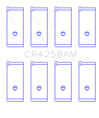 King Engine Bearings Honda D13A2/Ev2 (Size +0.25mm) Connecting Rod Bearing Set