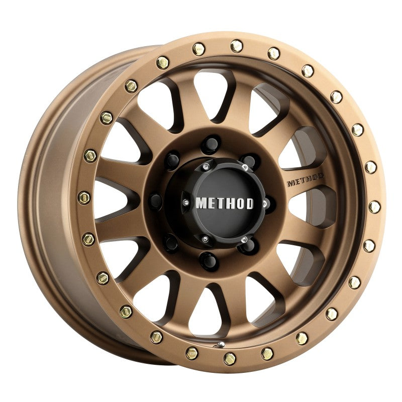 Method Wheels Method MR304 Double Standard 17x8.5 0mm Offset 8x6.5 130.81mm CB Method Bronze Wheel