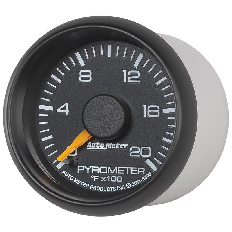 Autometer Factory Match Chevy 2-1/16in FSE 0-2000 Pyro Kit Gauge