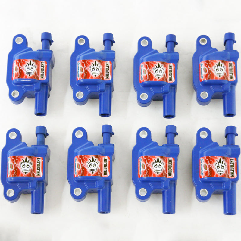 Granatelli Motor Sports Granatelli 14-23 GM LT Malevolent Coil Packs - Blue (Set of 8)
