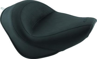 Mustang Motorcycle Mustang 06-17 Harley Softail Wide Tire (200mm) Standard Touring Solo Seat - Black