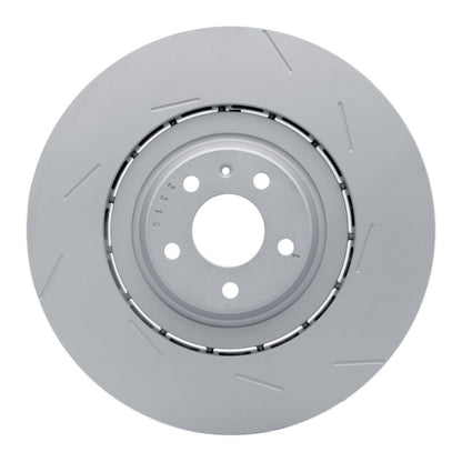 DFC 17-18 Porsche Macan Right Front Slotted Hi-Carbon Alloy Geomet Coated Rotor