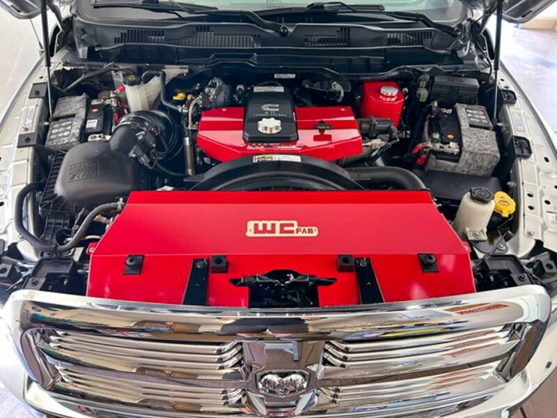 Wehrli 13-18 Cummins Fabricated Aluminum Radiator Cover - Sparkle Bomber Orange