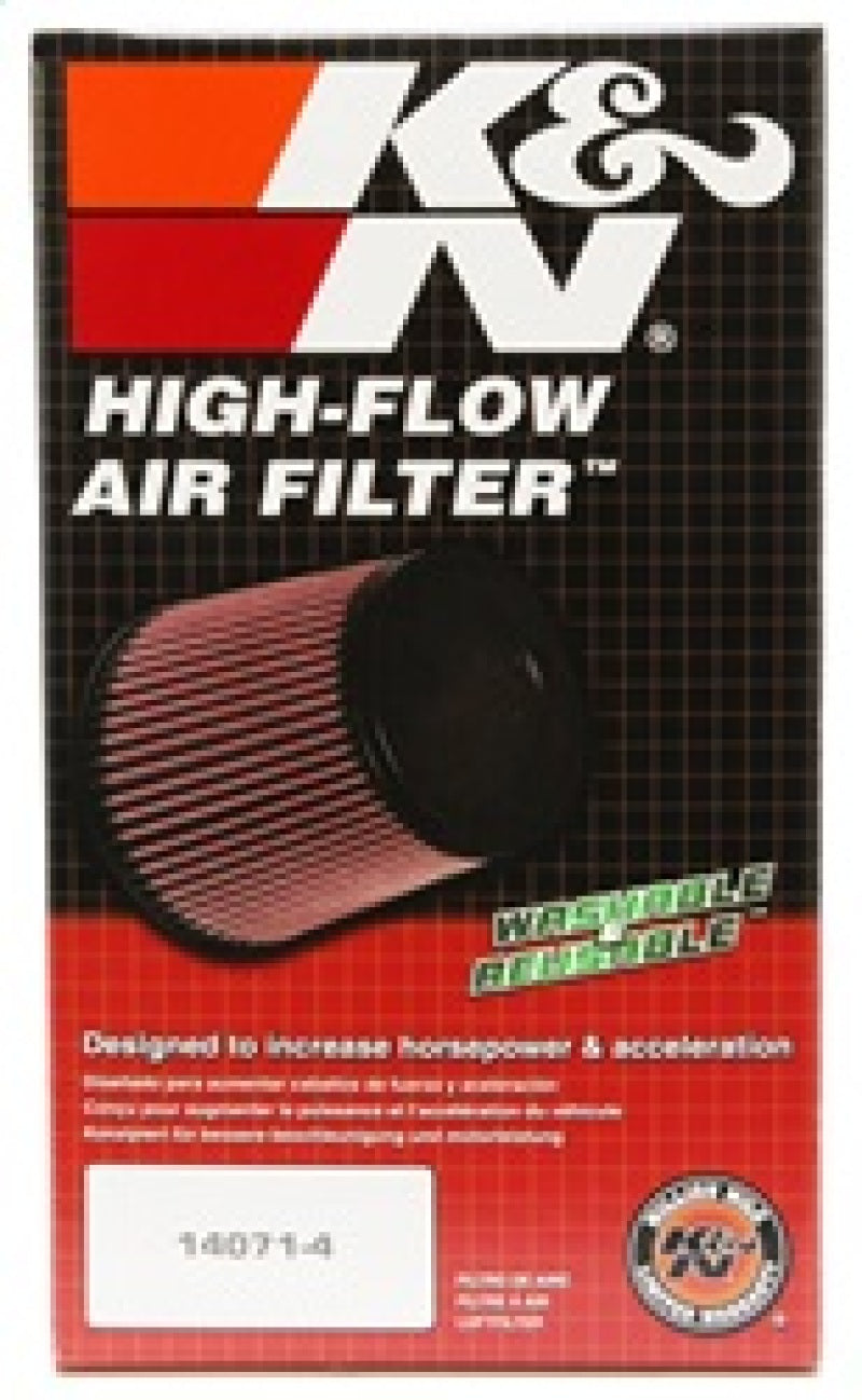 K&N Engineering K&N Filter Universal Clamp-On Air Filter 5in Flange / 6-1/2in Base / 4-3/8in Top / 8in Height