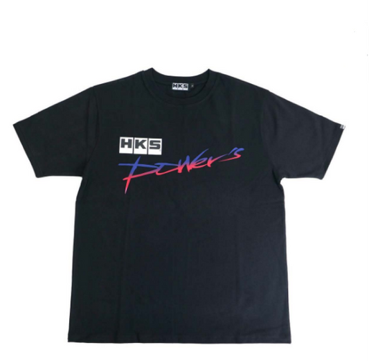 HKS T-SHIRT Powers BLACK XL