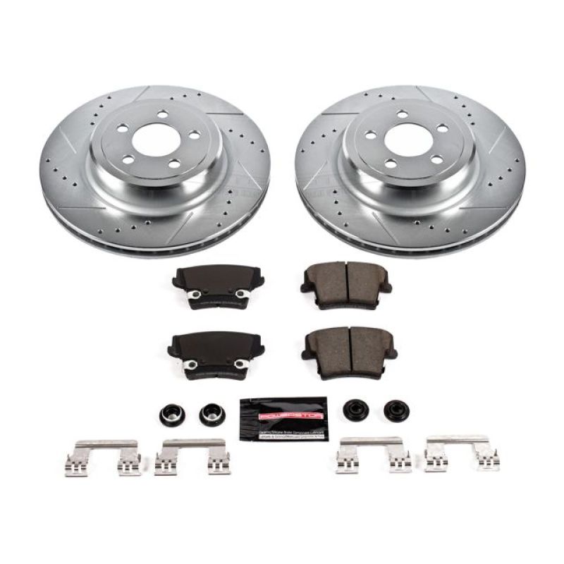 PowerStop Power Stop 06-14 Dodge Charger Rear Z23 Evolution Sport Brake Kit