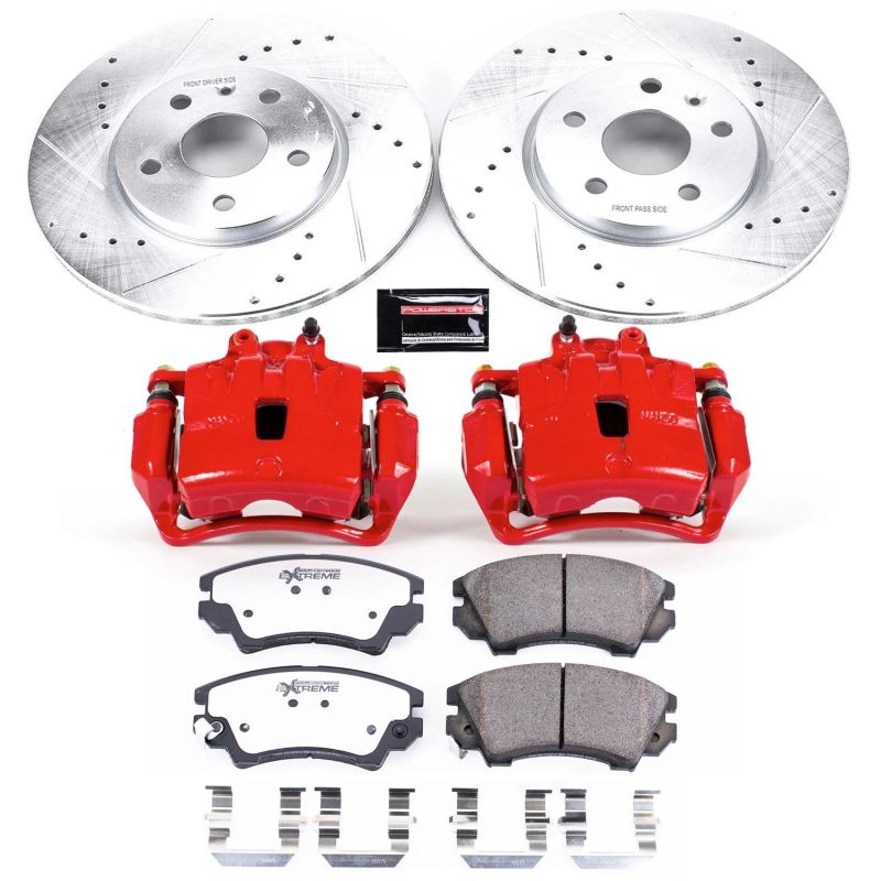 PowerStop Power Stop 10-11 Saab 9-5 Front Z26 Street Kit w/Cals