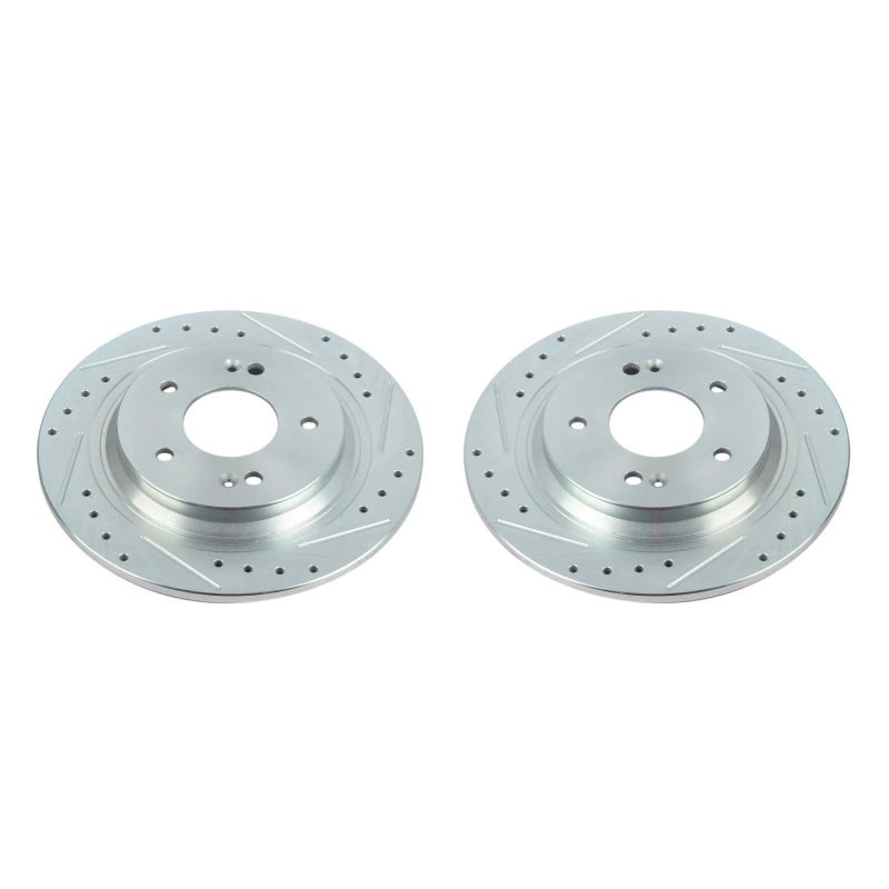 PowerStop Power Stop 18-20 Hyundai Kona Rear Evolution Drilled & Slotted Rotors - Pair