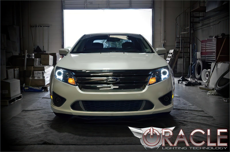 ORACLE Lighting Oracle 10-11 Ford Fusion LED Headlight Halo Kit - Green