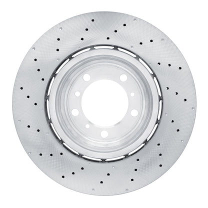 DFC 10-11 Porsche 911 Right Rear Drilled Hi-Carbon Alloy Geomet Coated Rotor