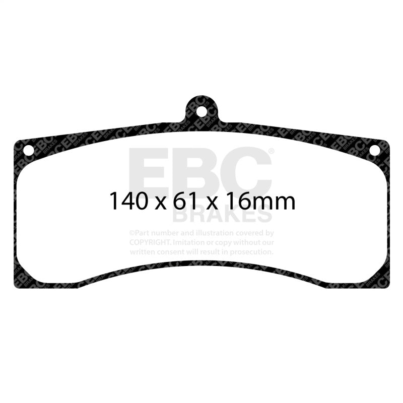 EBC Racing 18-22 Audi S1 Quattro (EKSRX Rallycross Racecar) SR-21 Sintered Race Front Brake Pads
