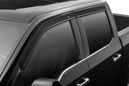 Husky Liners 15-24 Ford F-150 (Incl. Raptor/Lightning) Ventvisor Low Profile (4pc) - Smoke