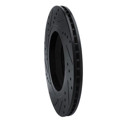DFC 06-25 Audi S3 (USA/Canada) Rear Right Drilled & Slotted Black Brake Rotor