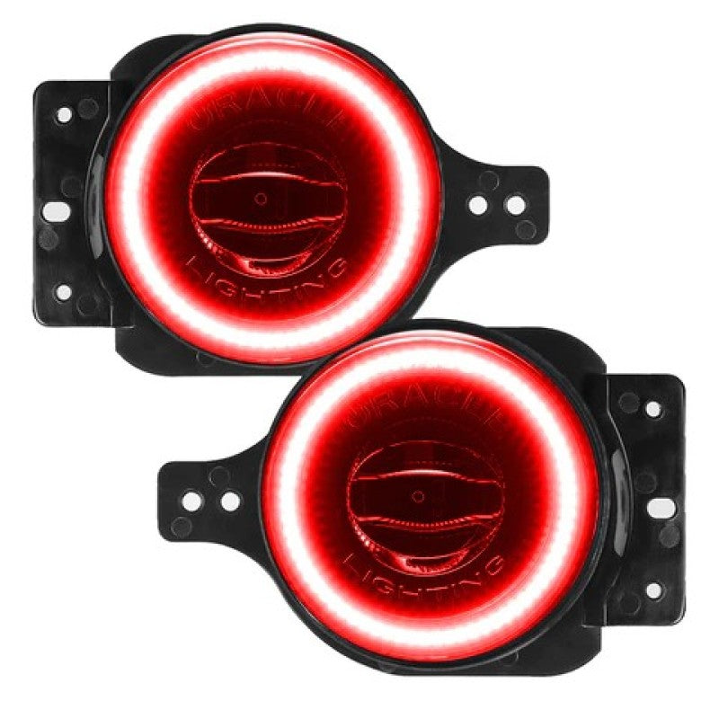 ORACLE Lighting Oracle Jeep Wrangler JL/Gladiator JT Sport High Performance W LED Fog Lights - Red