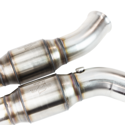 Kooks Headers Kooks 05-08 Chevy Corvette C6 LS2/LS3 6.0L/6.2L 3in x 2.5in GREEN Cat SS X-Pipe Kooks HDR Req