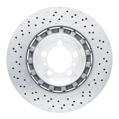 DFC 13-19 Porsche 911 Right Rear Drilled Hi-Carbon Alloy Geomet Coated Rotor