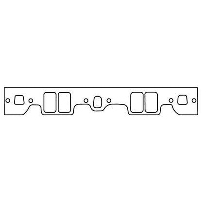 Cometic Gasket Cometic Chevy Gen1 Small Block V8 .060in Fiber Intake Manifold Gasket Set-Brodix IK 180/RR 180 Heads
