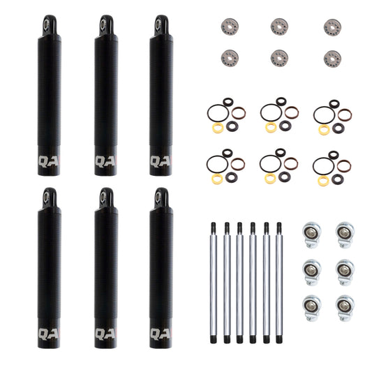 QA1 13.75 Eye-B/Eye-B V-None Dry Shock Small Aluminum Coilover 9.63 - 6 Pack