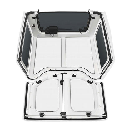 DEI 11-18 Jeep Wrangler JK 2-Door Boom Mat Complete Headliner Kit - 6 Piece - White