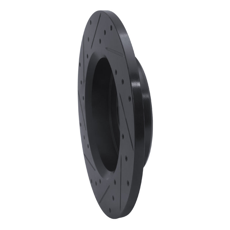 R1 Concepts R1 79-80 Toyota Pickup Front Right Drilled & Slotted Black Brake Rotor