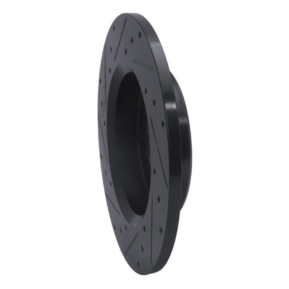 R1 Concepts R1 79-80 Toyota Pickup Front Right Drilled & Slotted Black Brake Rotor