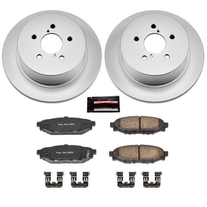 PowerStop Power Stop 05-09 Subaru Legacy Rear Z17 Evolution Geomet Coated Brake Kit