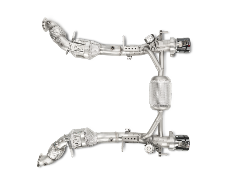 Akrapovic Akrapovic 16-17 Ferrari 488 GTB/488 Spyder Slip-On Line (Titanium) w/ Carbon Tips