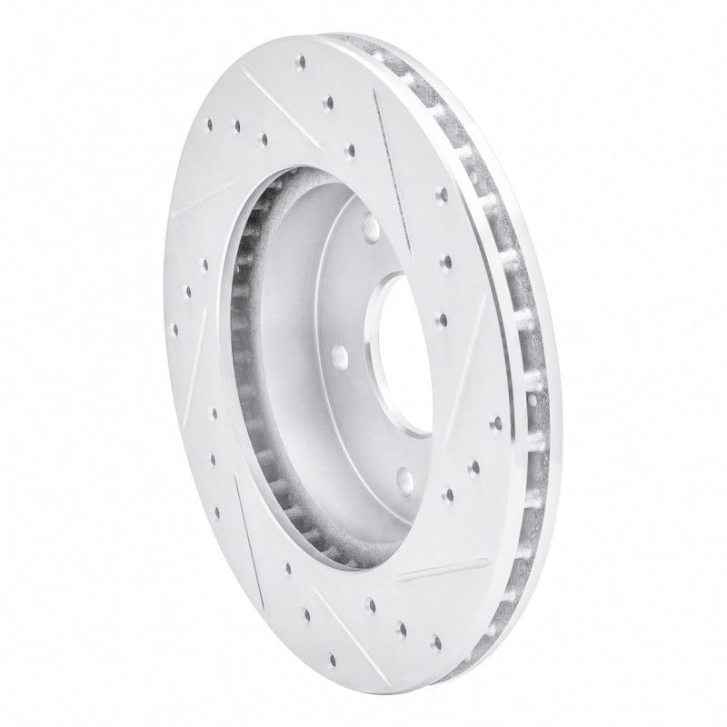 R1 Concepts R1 78-81 Pontiac Firebird Rear Left Drilled & Slotted Silver Brake Rotor