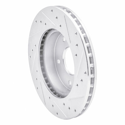 R1 Concepts R1 78-81 Pontiac Firebird Rear Left Drilled & Slotted Silver Brake Rotor