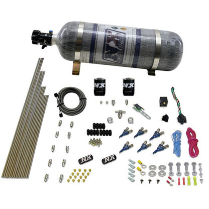Nitrous Express V6AN Gasoline EFI Nitrous Kit (150-375HP) w/Composite Bottle
