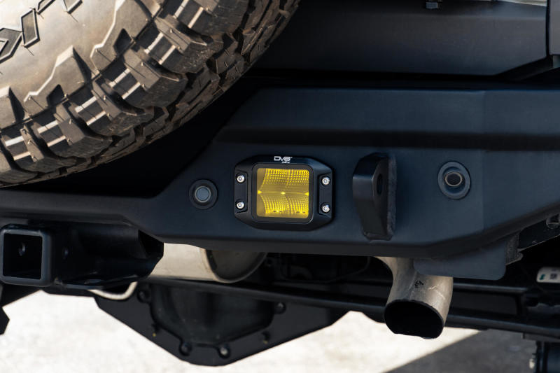 DV8 Offroad DV8 3-Inch Elite Series LED Amber Flush Mount Pod Light