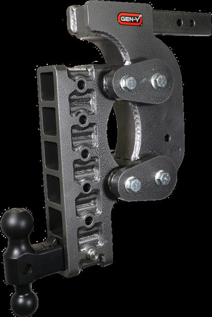 GEN-Y Hitch Gen-Y The Boss Torsion-Flex 2in Shank 17.5in Drop 16K Hitch w/GH-051 Dual-Ball/Stabilizer Kit