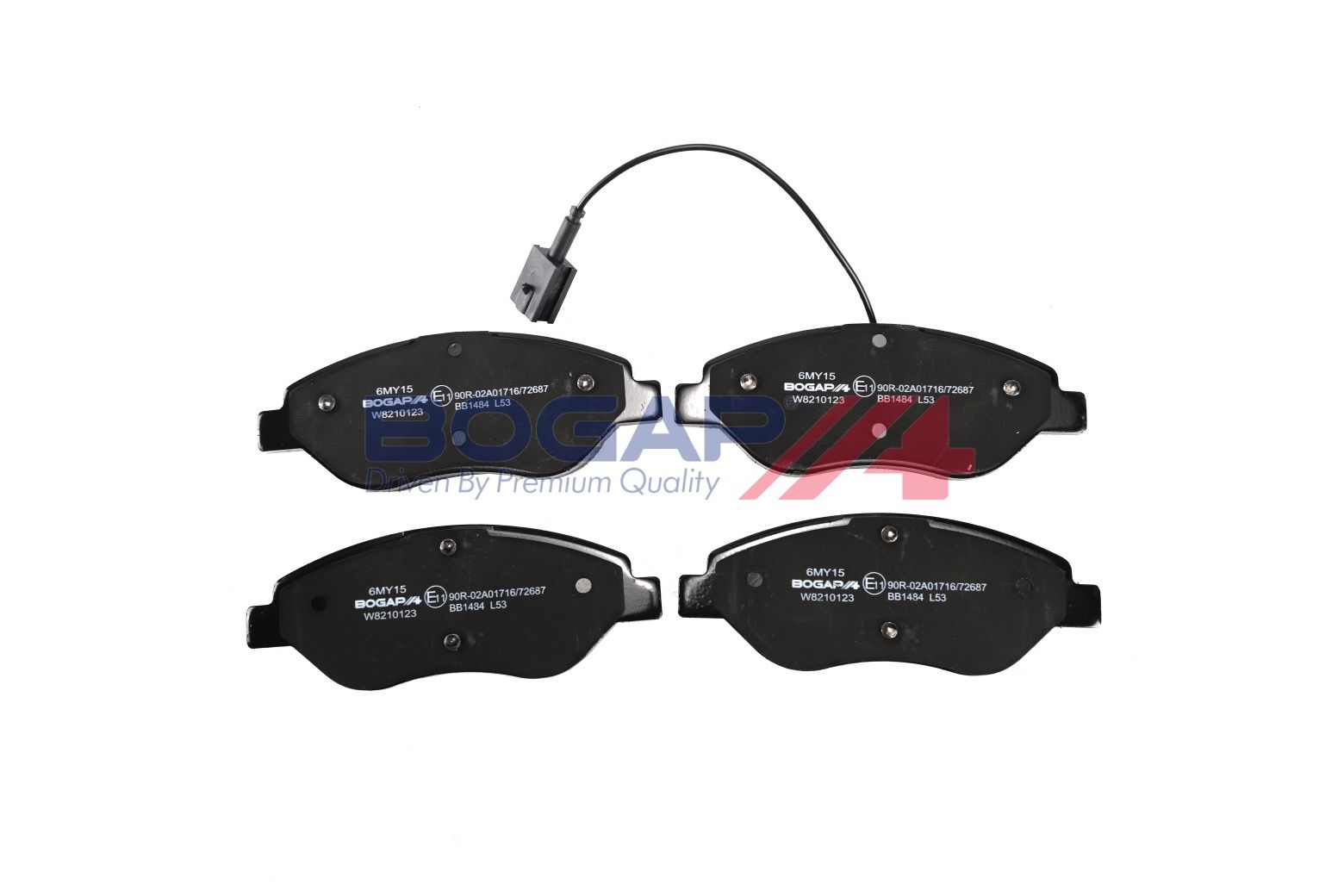 BOGAP W8210123 Brake Pad Set, Disc Brake