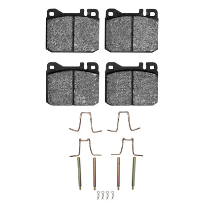 R1 Concepts R1 73-79 Mercedes-Benz 280SE Front Optimum OE Pads & Hardware Kit