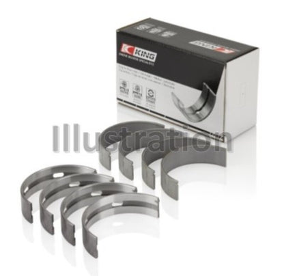King Engine Bearings King Nissan VQ20DE, VQ25DD, VQ30DE/DD/DET, VQ35DE (Size Standard) Crankshaft Main Bearing (Set of 4)