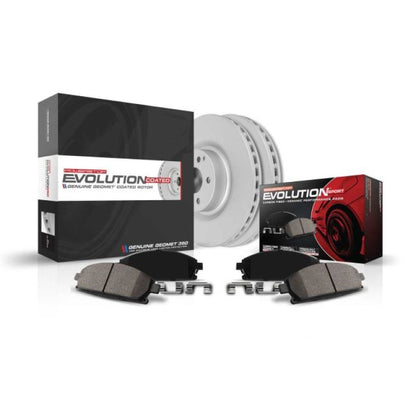 PowerStop Power Stop 12-18 Fiat 500 Rear Z23 Evolution Sport Coated Brake Kit