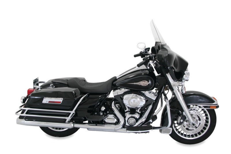 Mustang Motorcycle Mustang 08-21 Harley Electra Glide Std,Rd Glide Rd King,Str Glide Fender Bib Diamond Stitch - Black