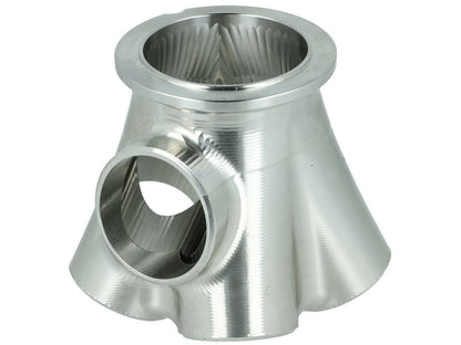 Turbozentrum 119311 5-Cyl. V-Band stainless steel collector for Garrett GTX / G25 / G30 - with 44mm Wastegate port
