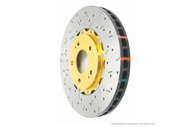 DBA Brakes DBA-52320GLDXS  5000 Series XS Brake Rotor; Front