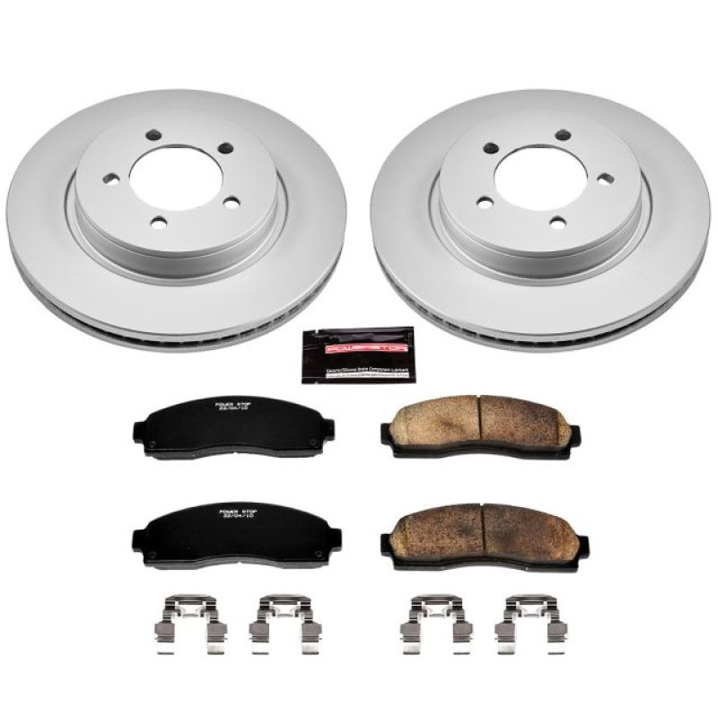 PowerStop Power Stop 02-05 Ford Explorer Front Z17 Evolution Geomet Coated Brake Kit