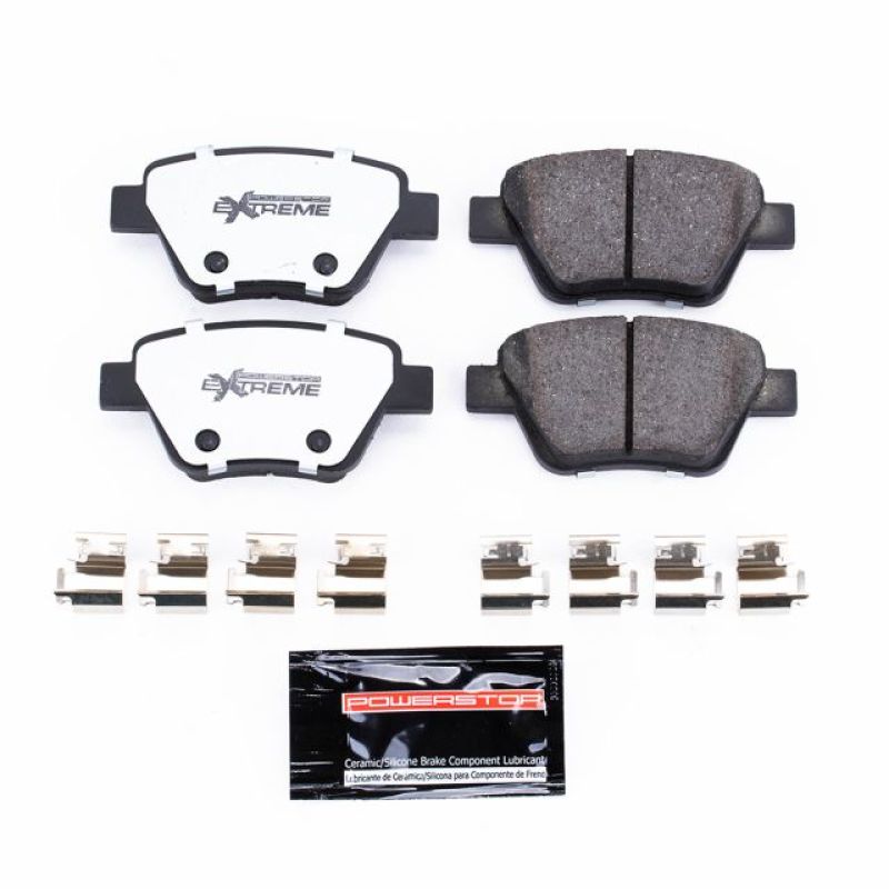 PowerStop Power Stop 10-13 Audi A3 Rear Z26 Extreme Street Brake Pads w/Hardware