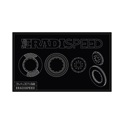 Baer Brakes 2024 Ford Mustang (S650) Eradispeed+ Rear 2-Piece SDZ Performance Brake Rotors